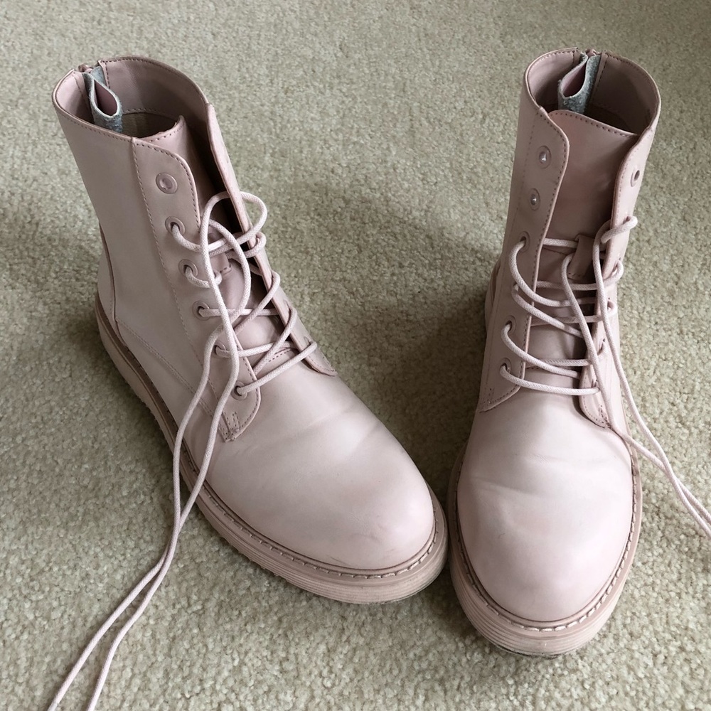 ALDO pink boots!!!